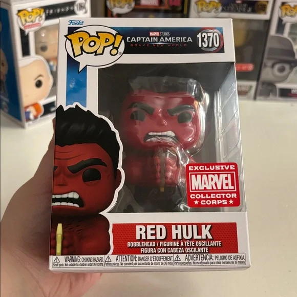 Funko POP! Marvel Red Hulk #1370 Vinyl Figure - Picture 10 of 11